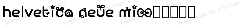 helvetica neue mi字体转换
